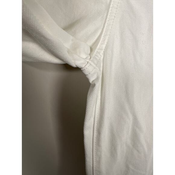 DL1961 Hepburn Wide Leg High Rise Vintage White Ankle Jeans Womens Size 28 - Picture 4 of 9